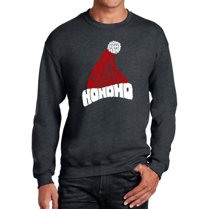 Mens Word Art Crewneck Sweatshirt - All I Want for Christmas is You
