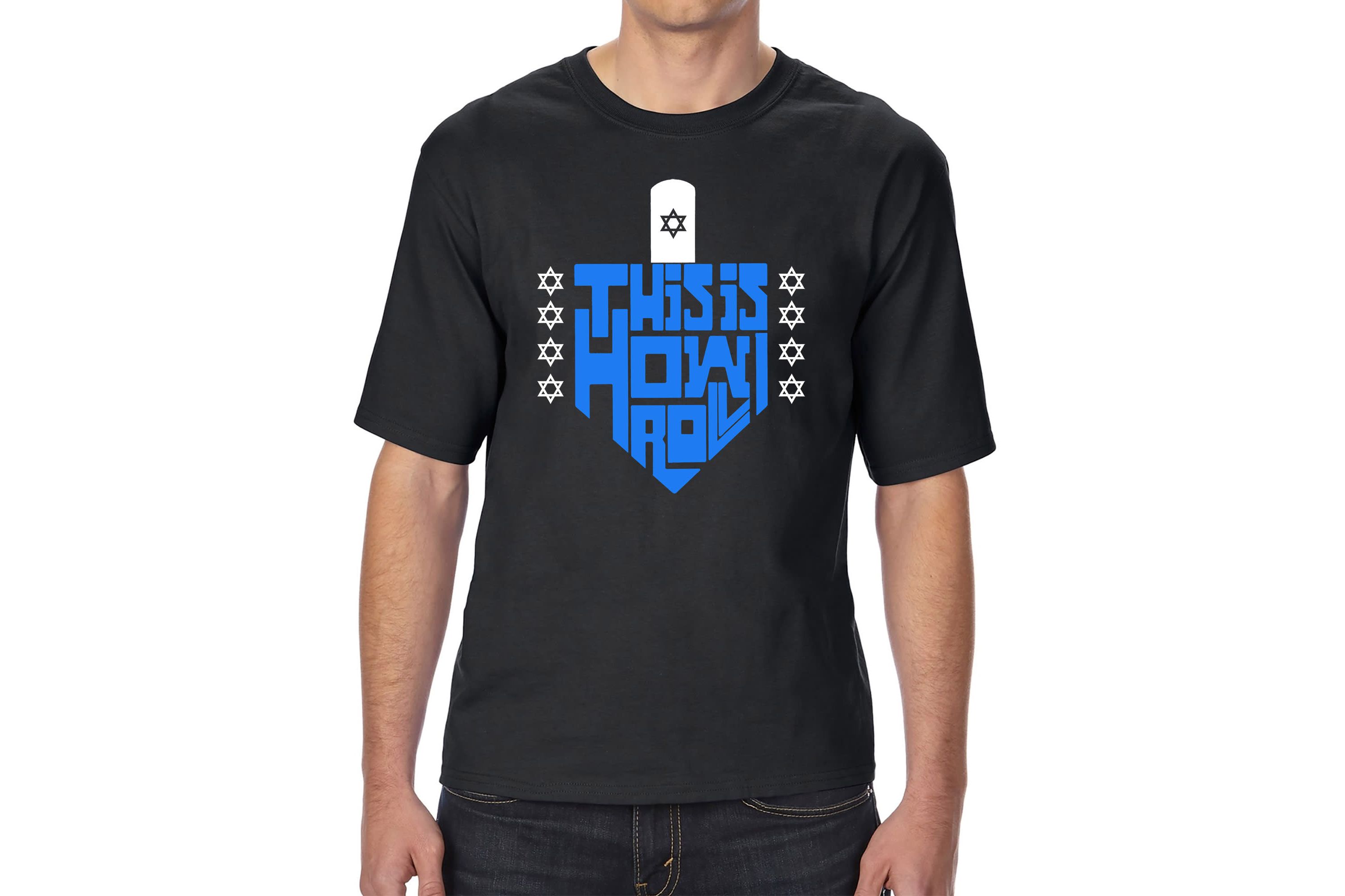 Mens Tall and Long Word Art T-Shirt - This is How I Roll