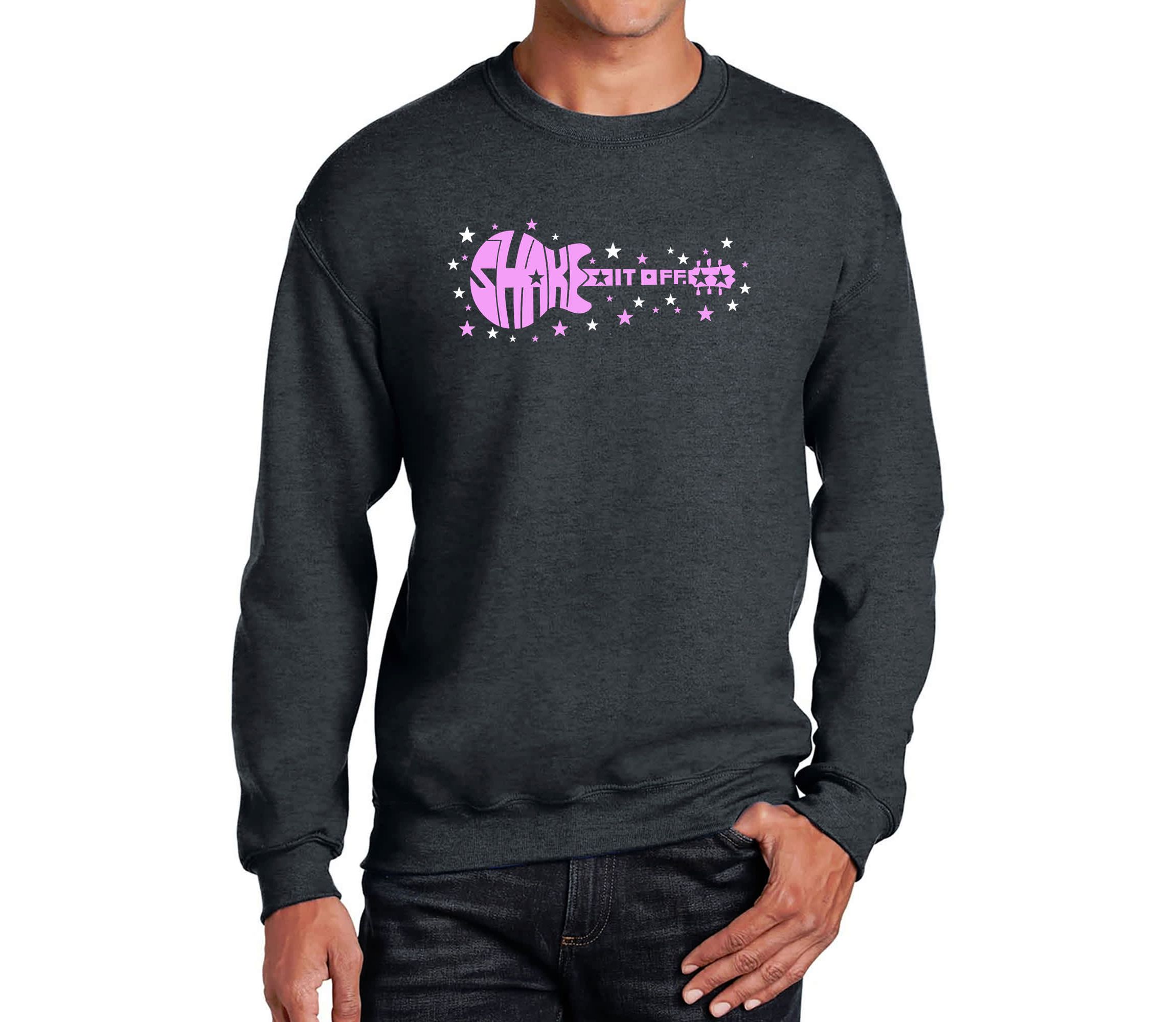 Mens Word Art Crewneck Sweatshirt  - Shake it Off