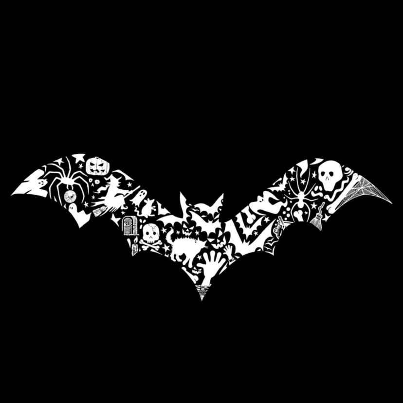 Mens Tall and Long Word Art T-Shirt - Bat Pics