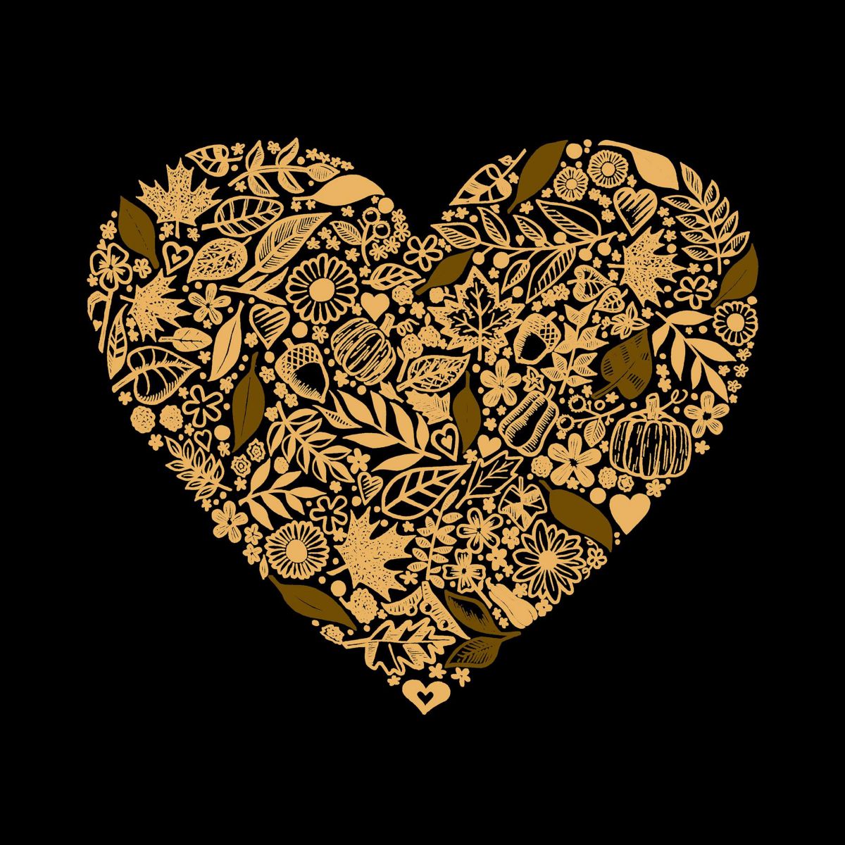 Mens Word Art Hooded Sweatshirt - Fall Vibes