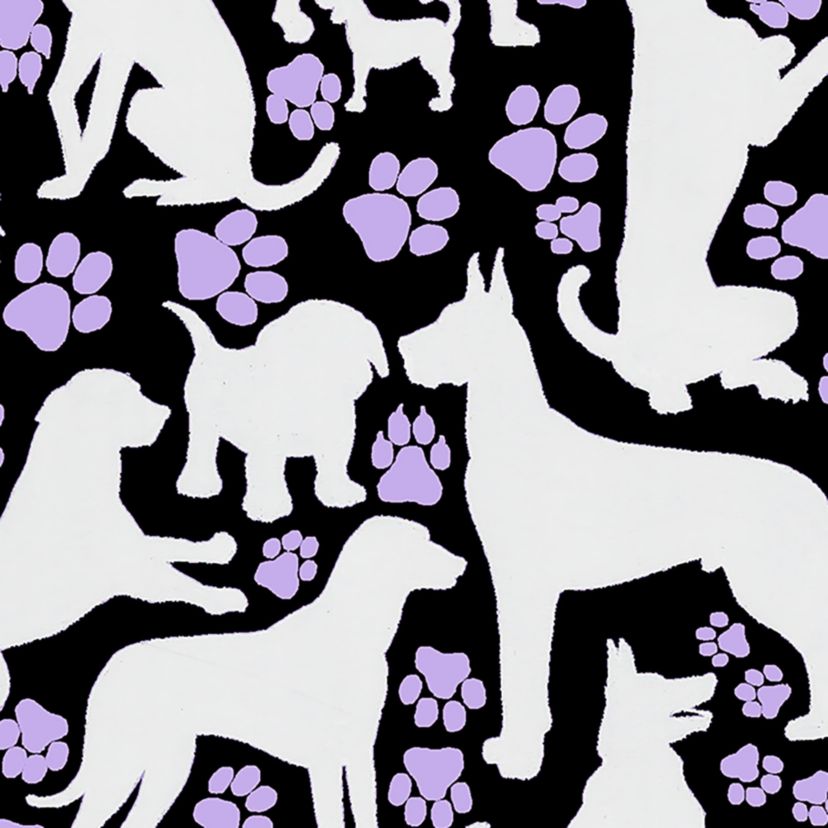 Dog Heart - Mens Word Art Long Sleeve T-Shirt