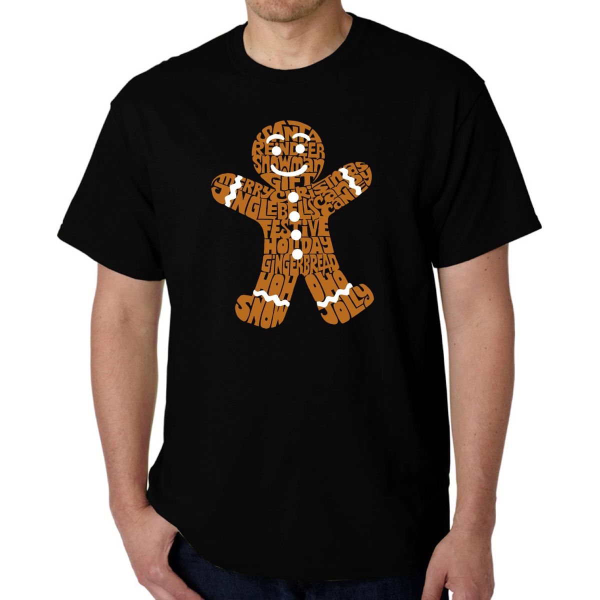Gingerbread - Mens Word Art T-Shirt