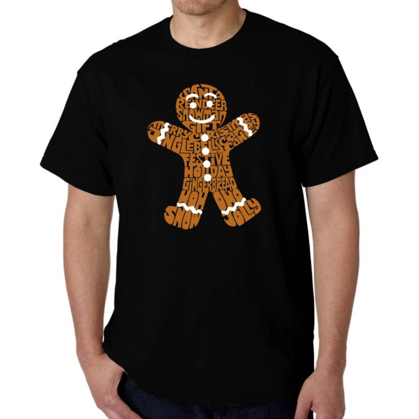 Gingerbread - Mens Word Art T-Shirt