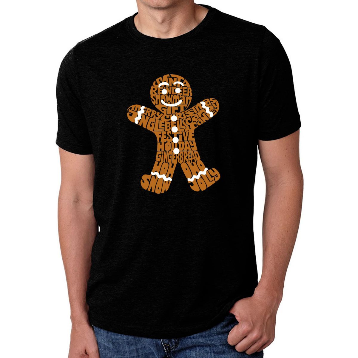 Gingerbread - Mens Premium Blend Word Art T-Shirt