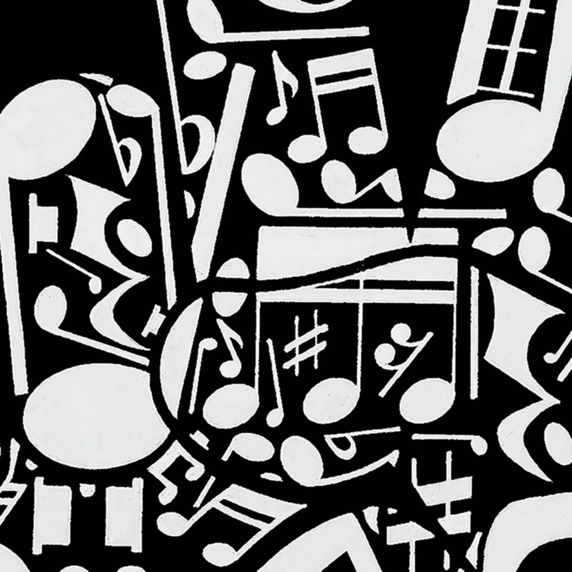 Peace Finger Notes - Mens Raglan Baseball Word Art T-Shirt