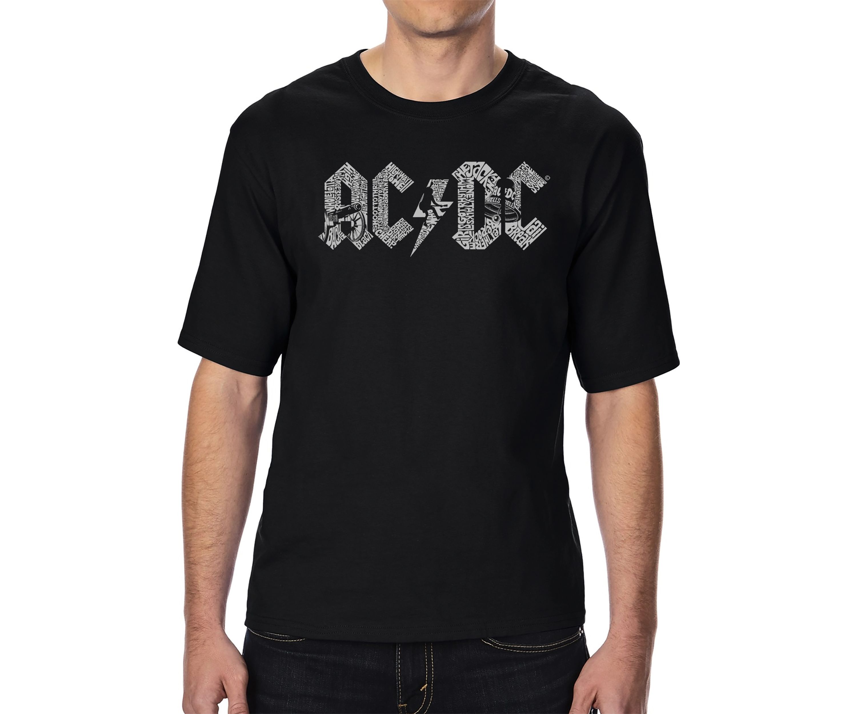 Word Art Tall T-Shirt - ACDC