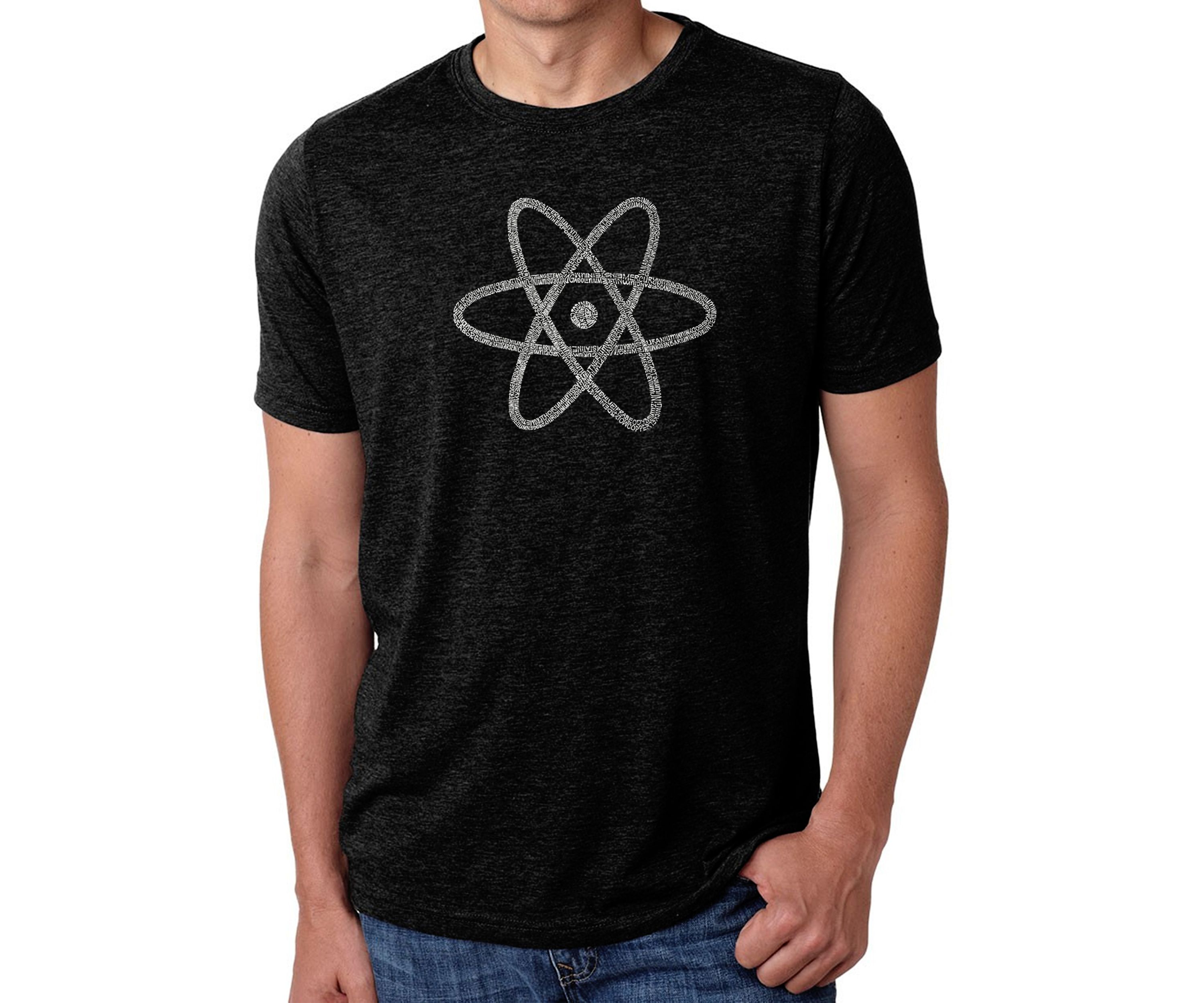 Premium Blend Word Art Graphic T-Shirt - Atom