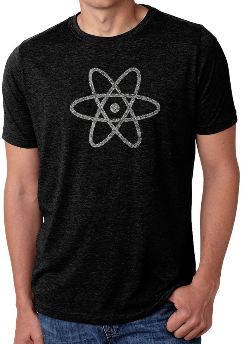 Premium Blend Word Art Graphic T-Shirt - Atom