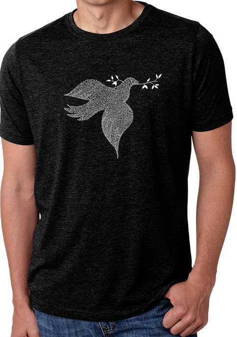  Premium Blend Word Art Graphic T-Shirt - Dove