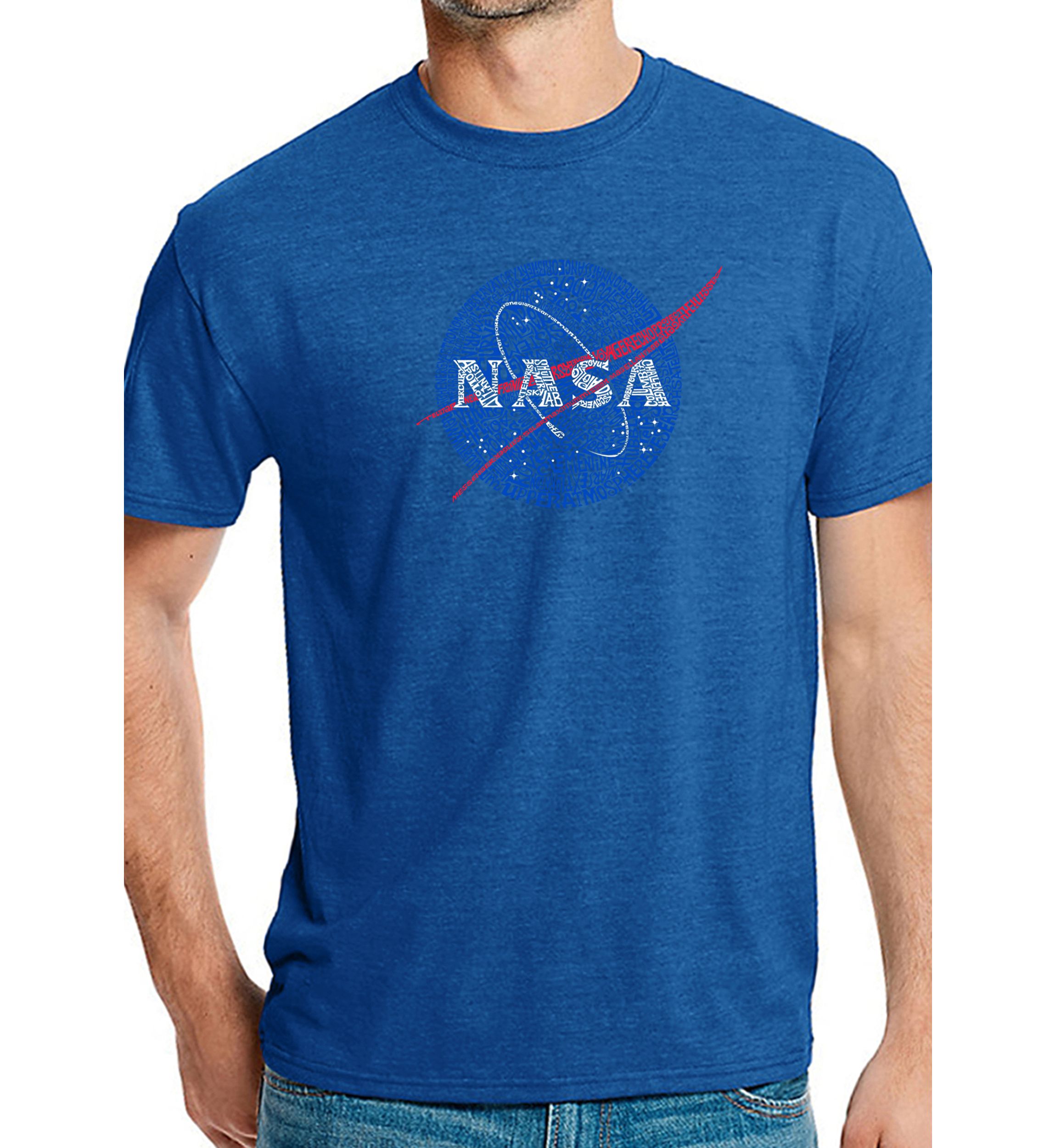  Premium Blend Word Art Graphic T-Shirt - NASAs Most Notable Missions