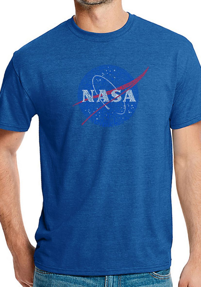  Premium Blend Word Art Graphic T-Shirt - NASAs Most Notable Missions