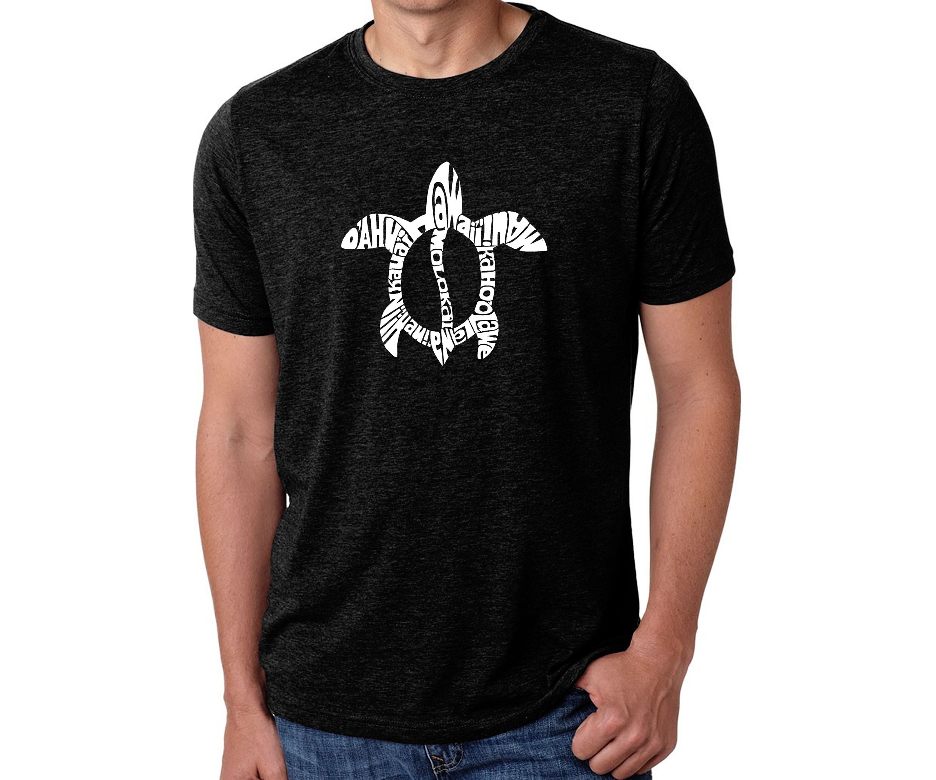  Premium Blend Word Art Graphic T-Shirt - Honu Turtle Hawaiian Islands