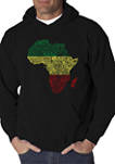 Word Art Hooded Sweatshirt - Countries in Africa