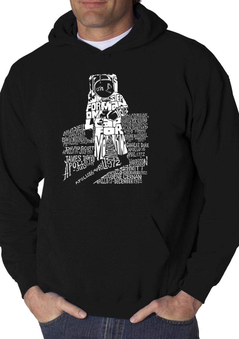 Word Art Hooded Sweatshirt - Astronaut