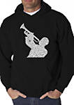 Word Art Hooded Sweatshirt - All Time Jazz Songs