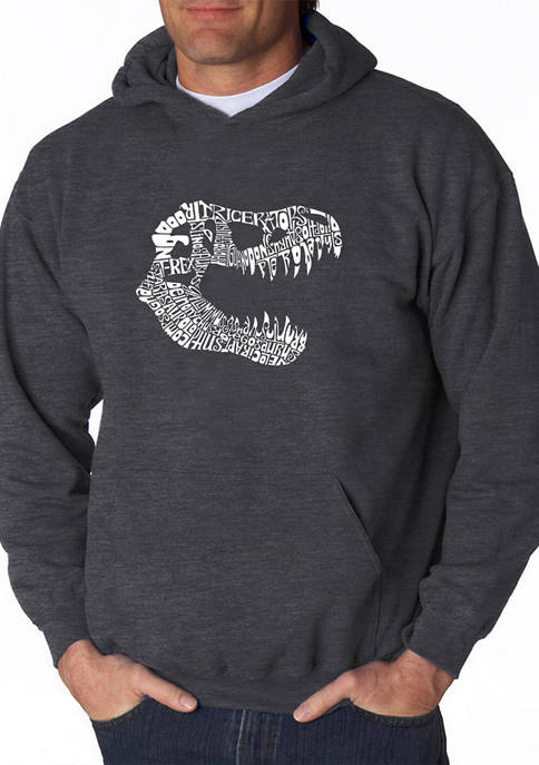 LA Pop Art Word Art Hooded Graphic Sweatshirt