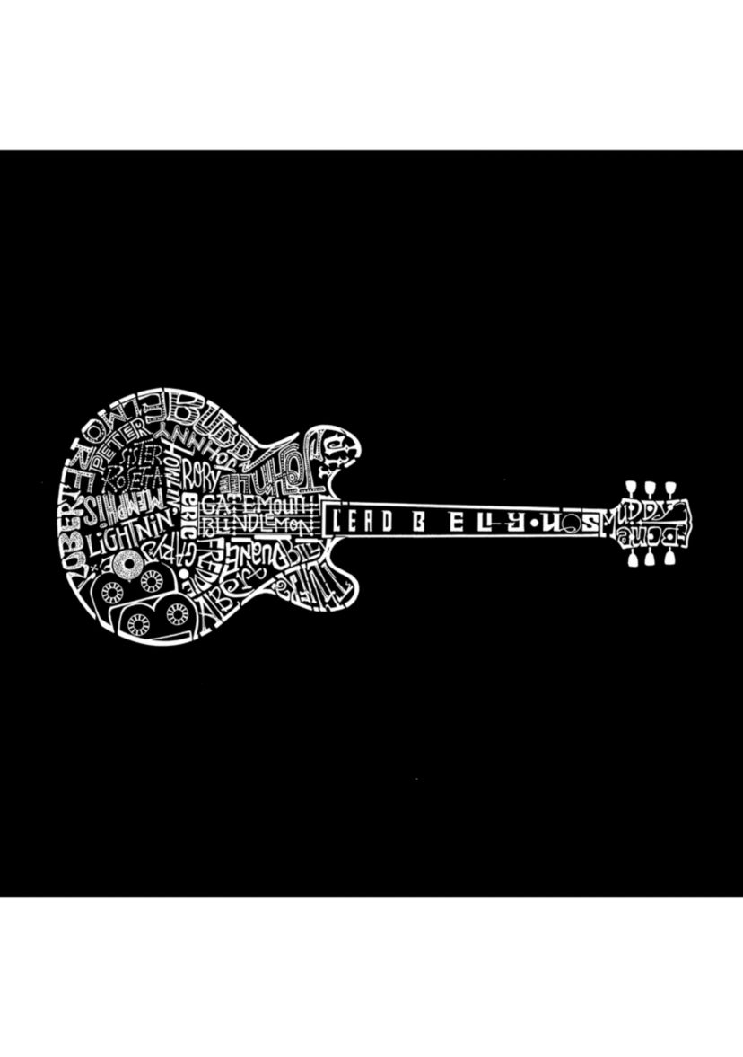 Word Art Long Sleeve Graphic T-Shirt - Blues Legends