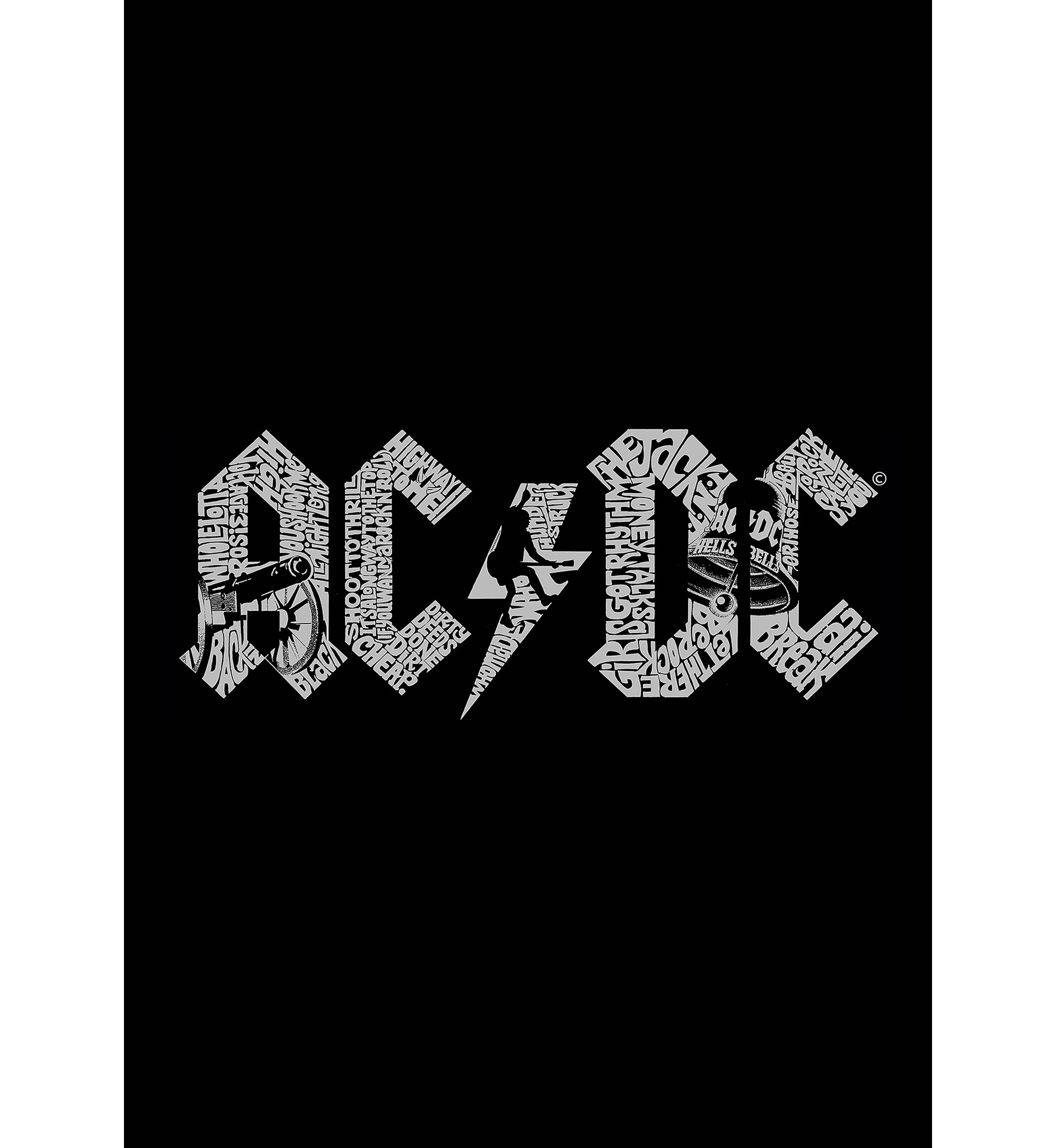Word Art Tank Top - ACDC