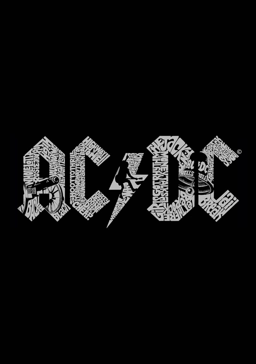 Word Art Tank Top - ACDC