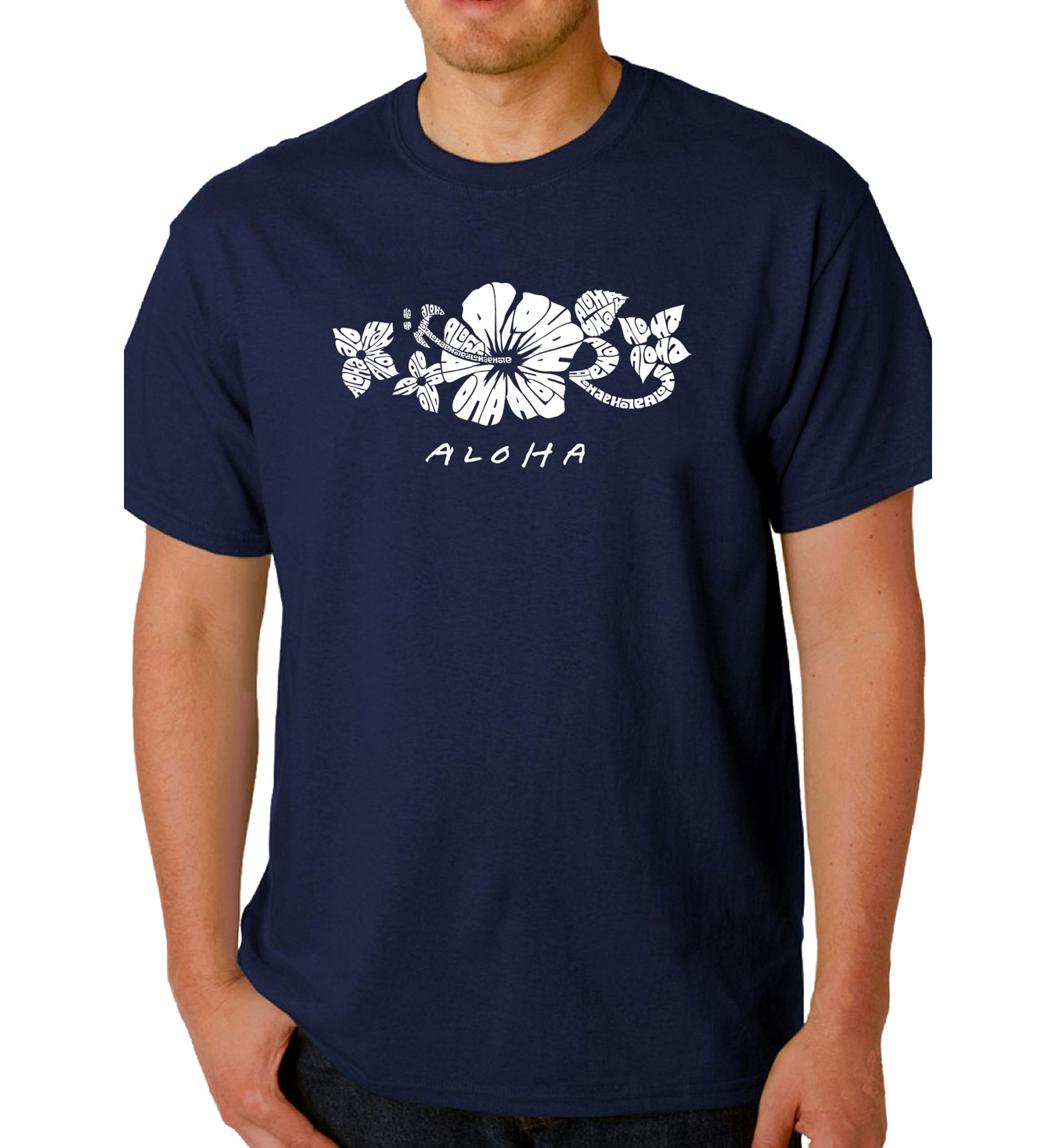Word Art Graphic T-Shirt - Aloha