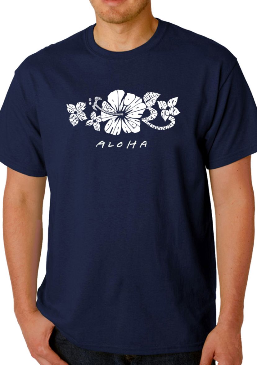 Word Art Graphic T-Shirt - Aloha