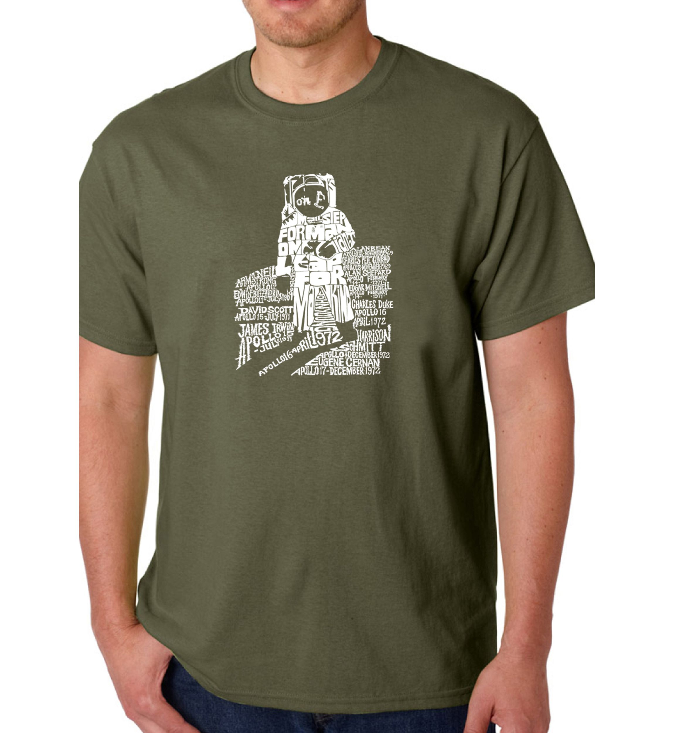 Word Art Graphic T-Shirt - Astronaut