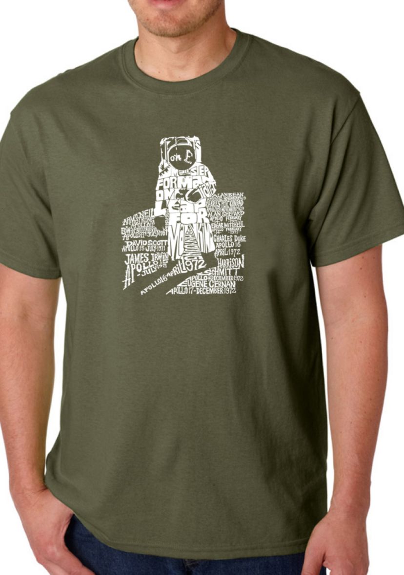 Word Art Graphic T-Shirt - Astronaut
