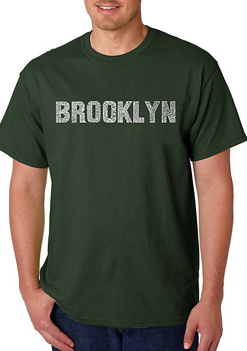 Word Art Graphic T-Shirt - Brooklyn Neighborhoods
