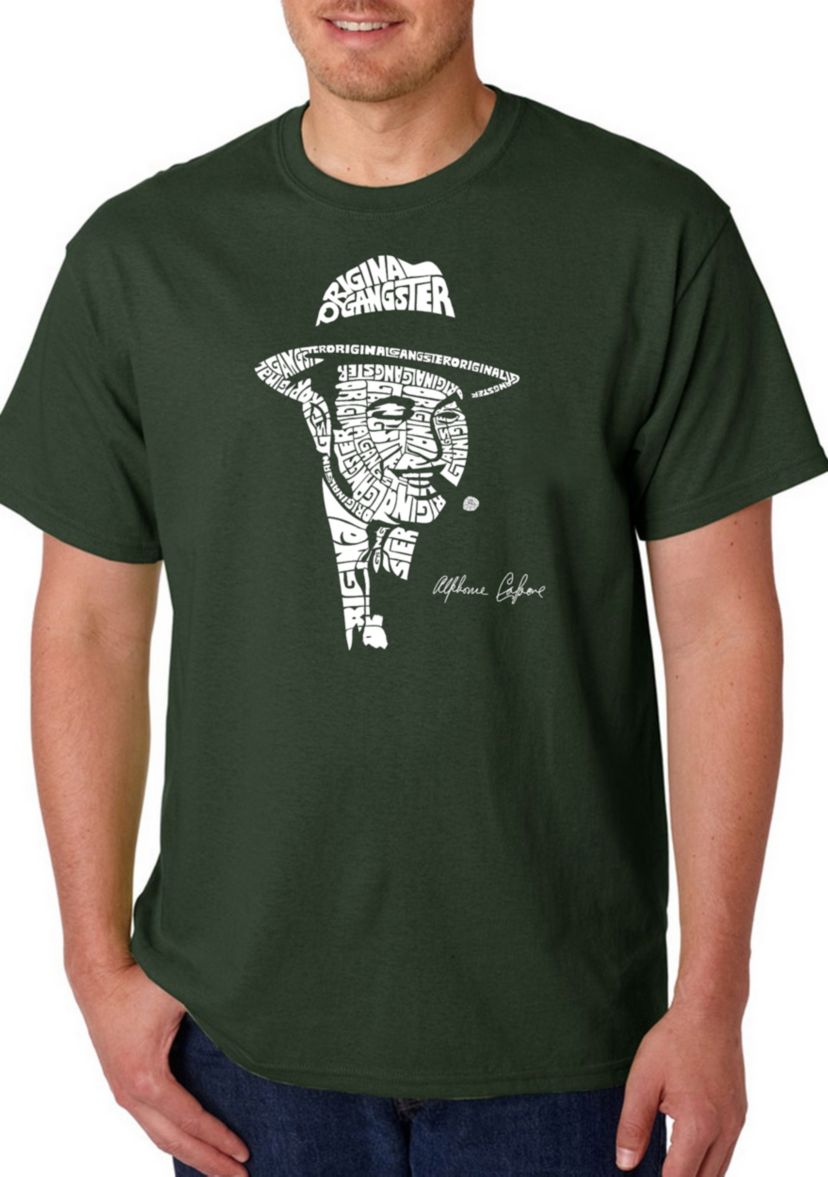 Word Art Graphic T-Shirt - Al Capone Original Gangster 