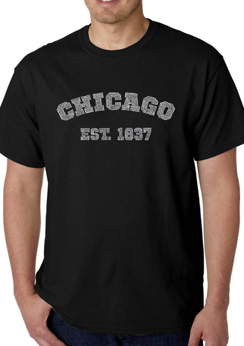 Word Art Graphic T-Shirt - Chicago 1837