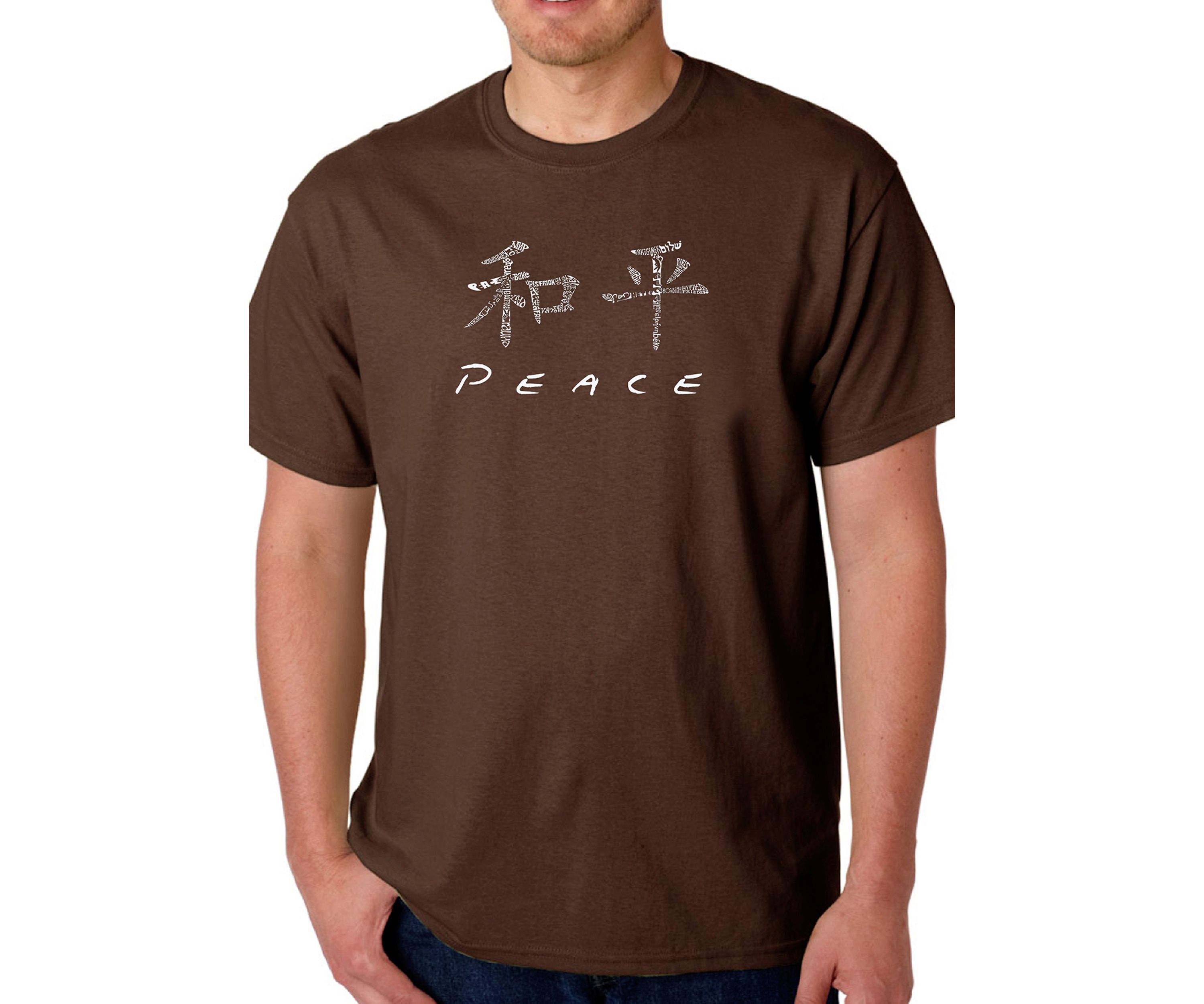 Word Art Graphic T-Shirt - Chinese Peace Symbol