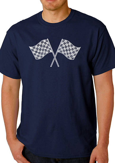 Word Art Graphic T-Shirt - NASCAR National Series Race Tracks