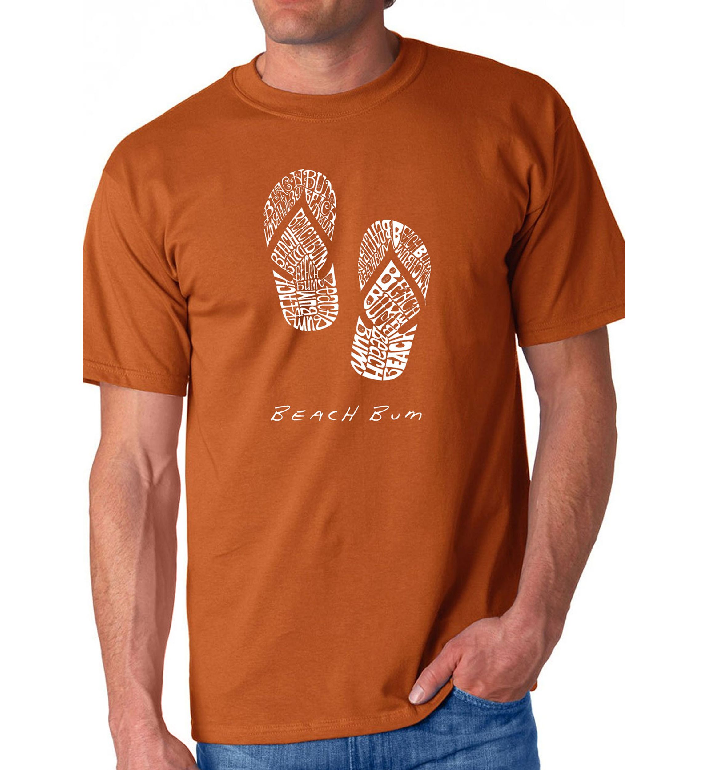 Word Art Graphic T-Shirt - Beach Bum 