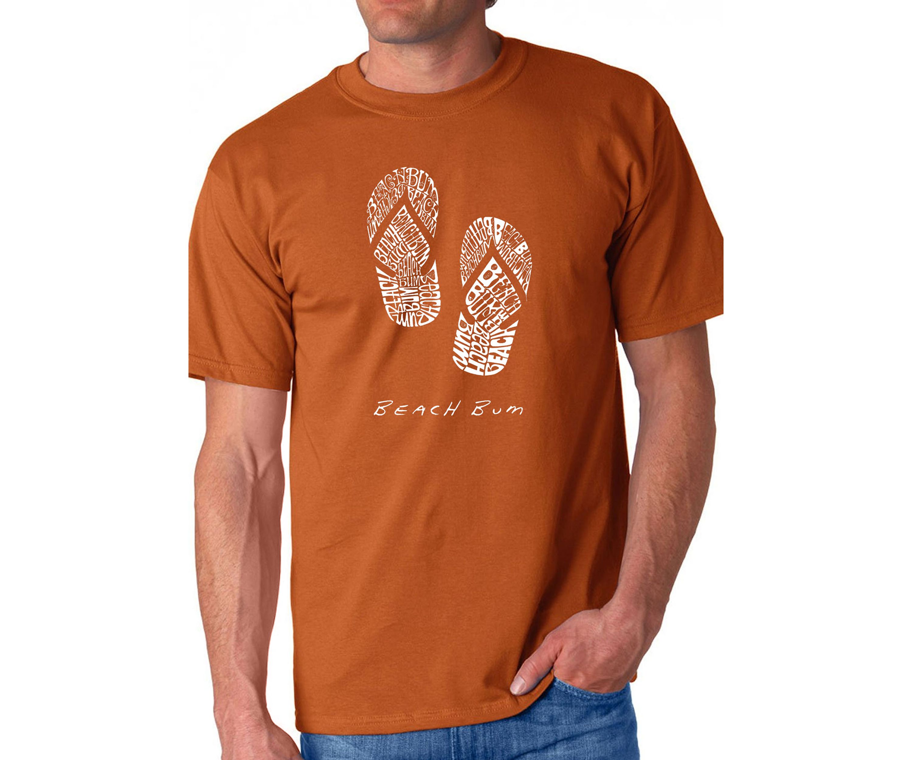 Word Art Graphic T-Shirt - Beach Bum 