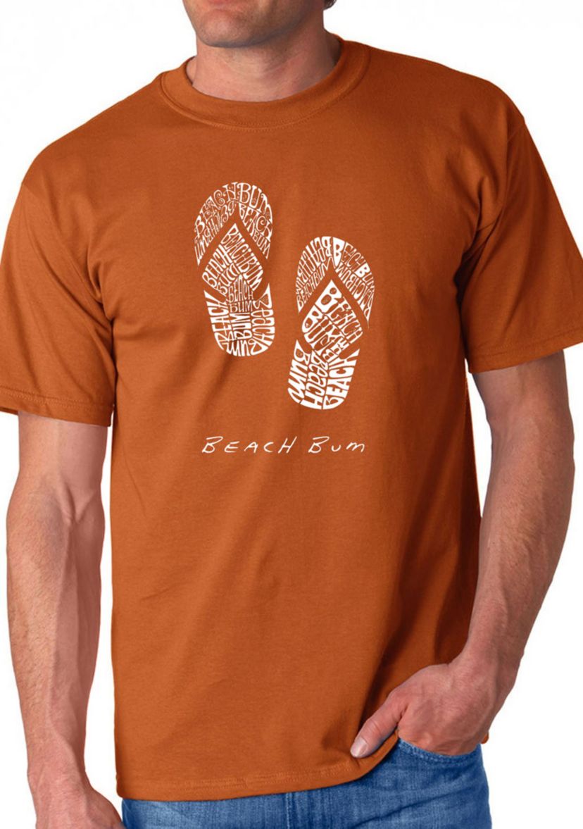 Word Art Graphic T-Shirt - Beach Bum 
