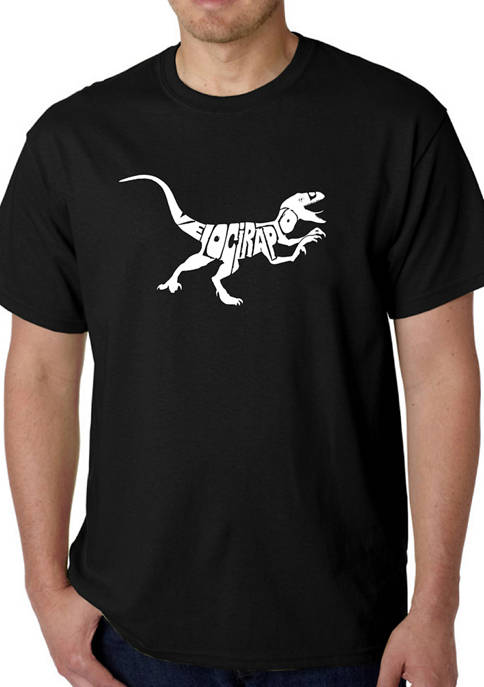 Word Art Graphic T-Shirt - Velociraptor