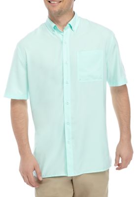 Ocean Coast Men S Short Sleeve One Pocket Fishing Shirt Belk
