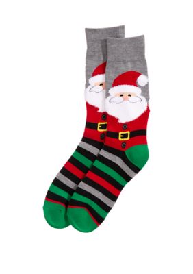 Joyland Stripe Santa Socks | belk