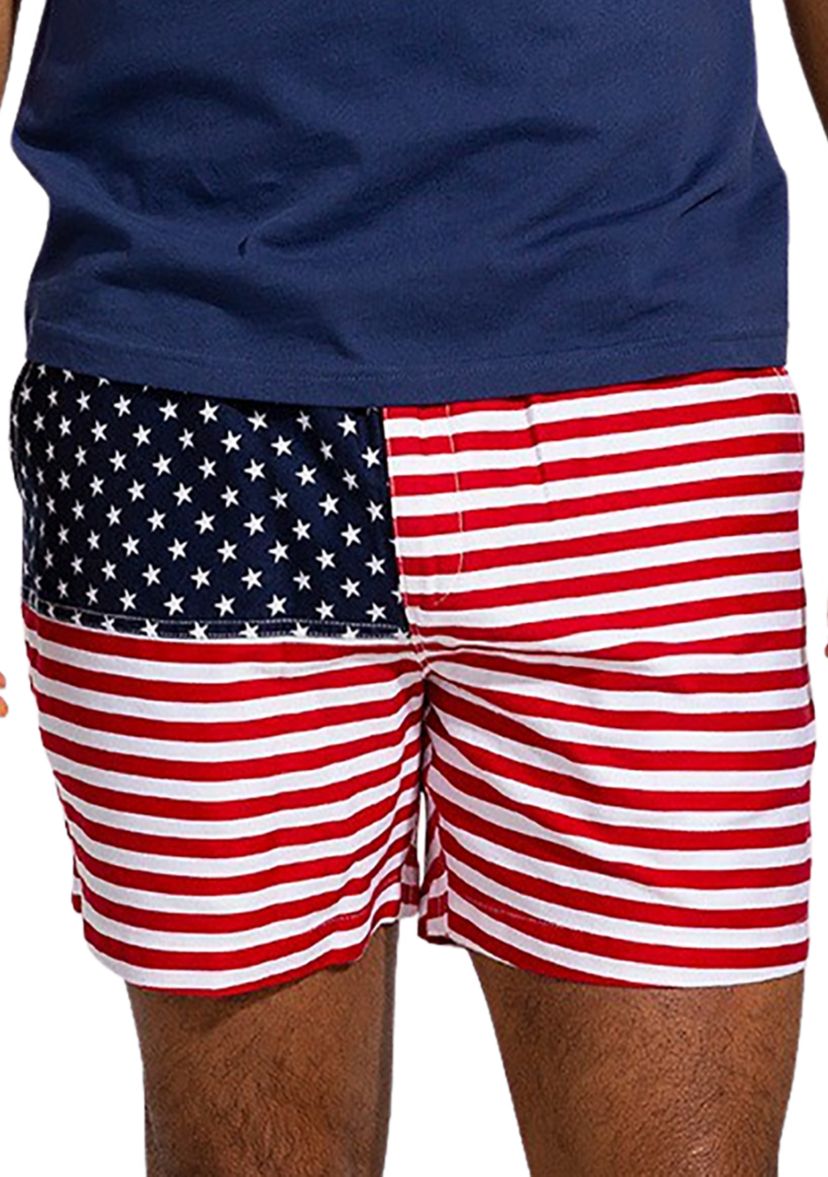 Mens American Flag Shorts