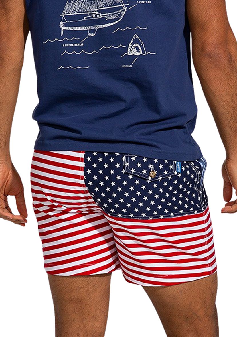 Mens American Flag Shorts