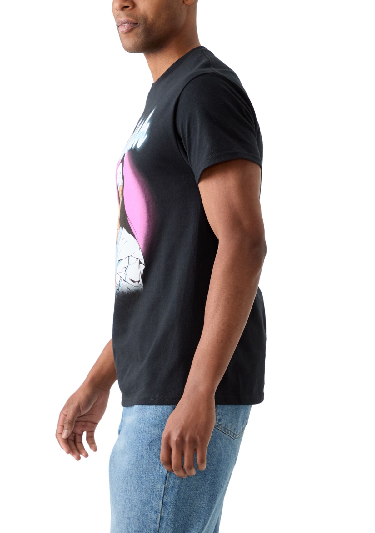 Mens Aaliyah Glasses Graphic T-Shirt