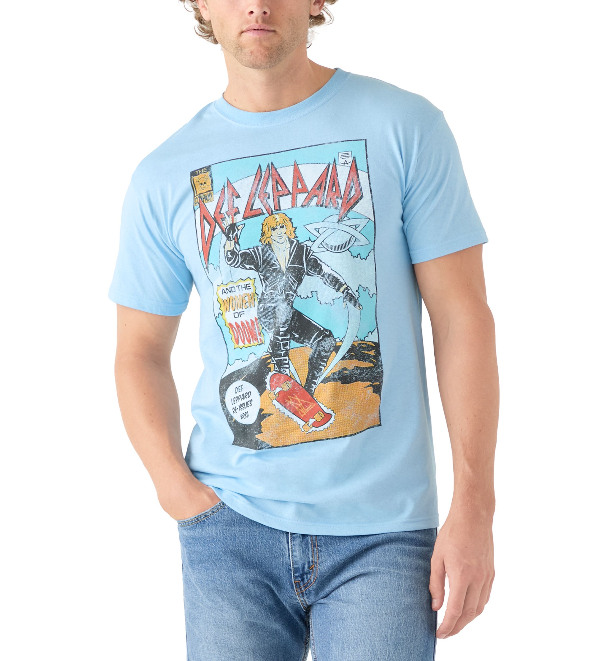 Mens Def Leppard Graphic T-Shirt