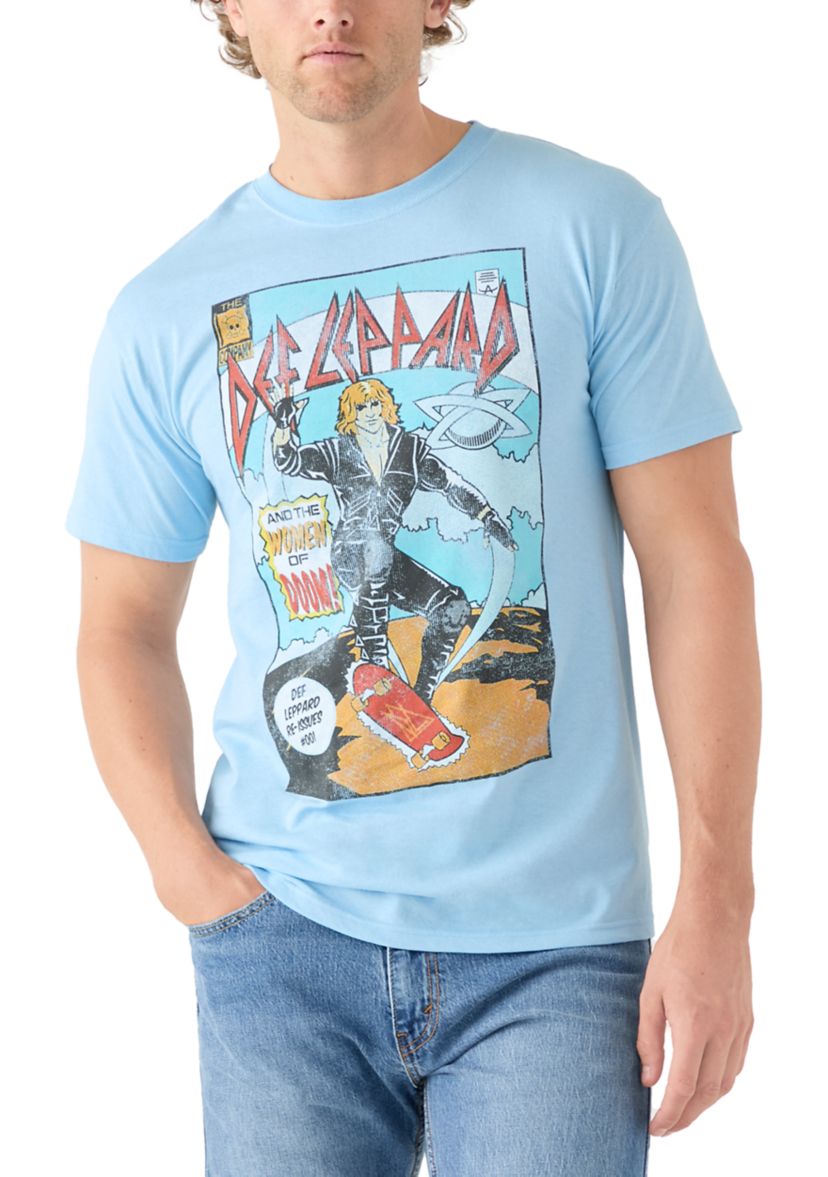 Mens Def Leppard Graphic T-Shirt
