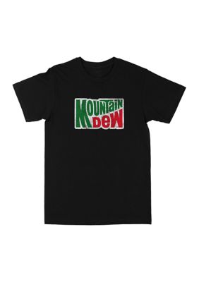 Philcos Men's Mountain Dew Graphic T-Shirt, Black, Large