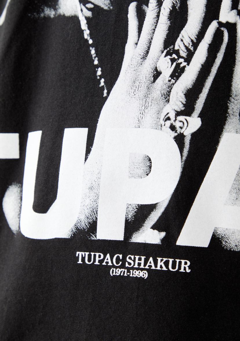 Mens Tupac Praying Graphic T-Shirt