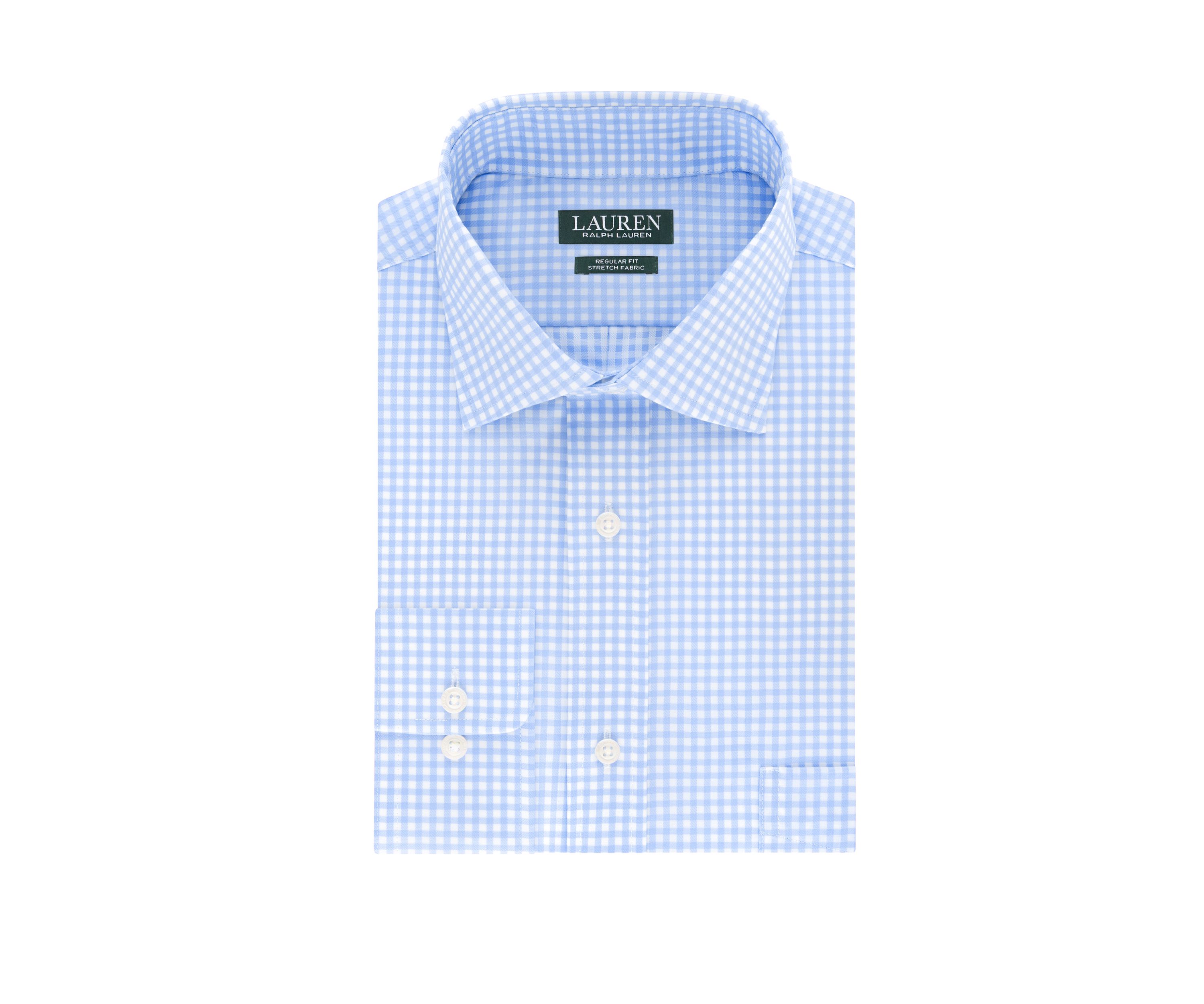 Mens Regular Fit UltraFlex Wrinkle Free Stretch Dress Shirt