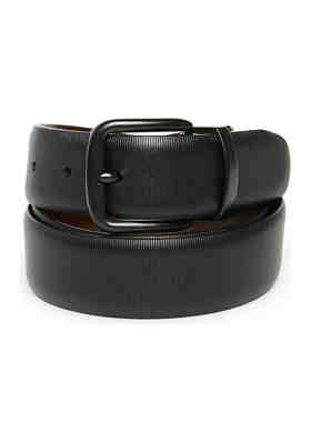 Quiksilver CHECKOUT TIME Black Blue White Leather Men's Discounted Belt 