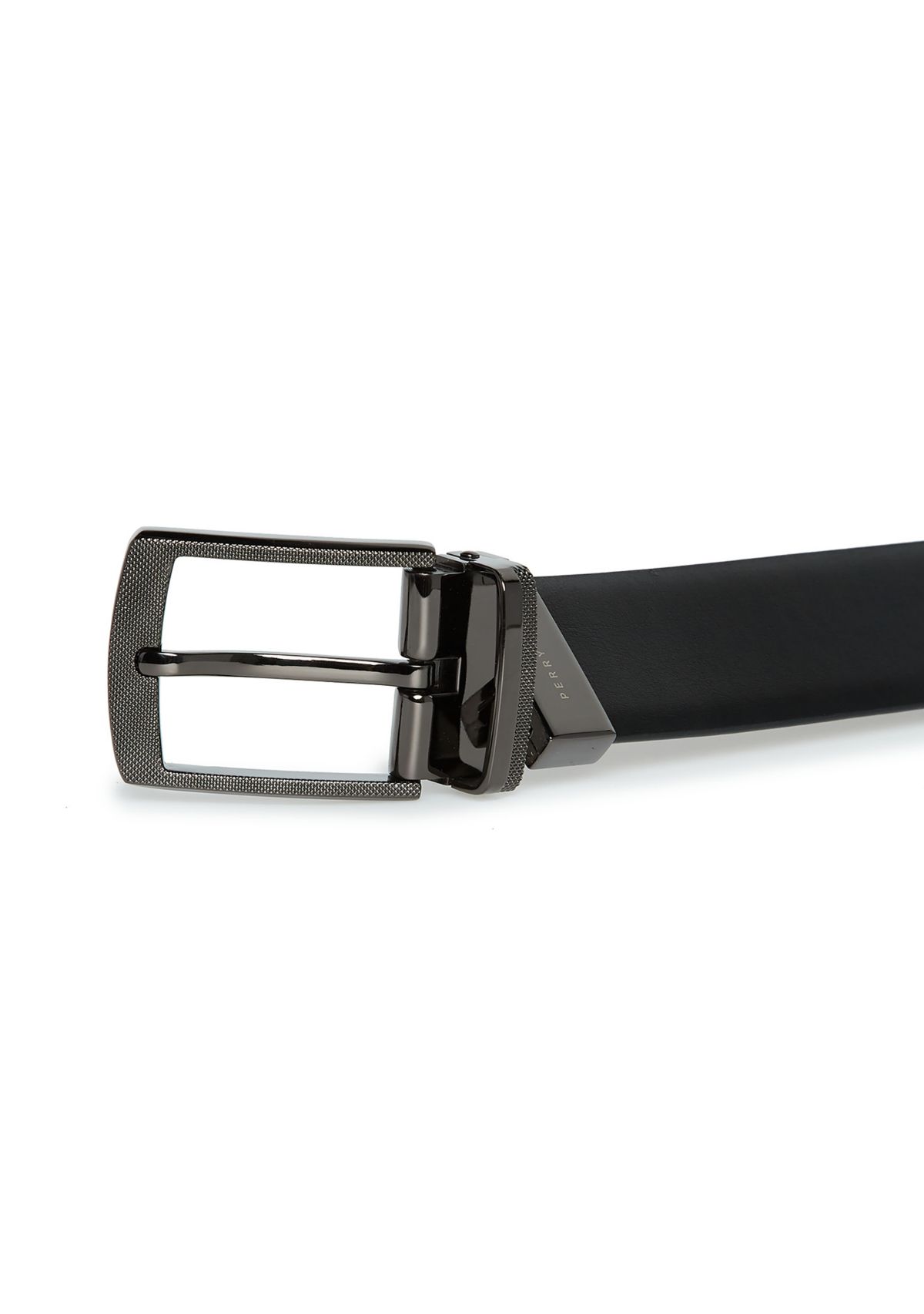 Mens Leather Reversible Feather Edge Cowhide Belt