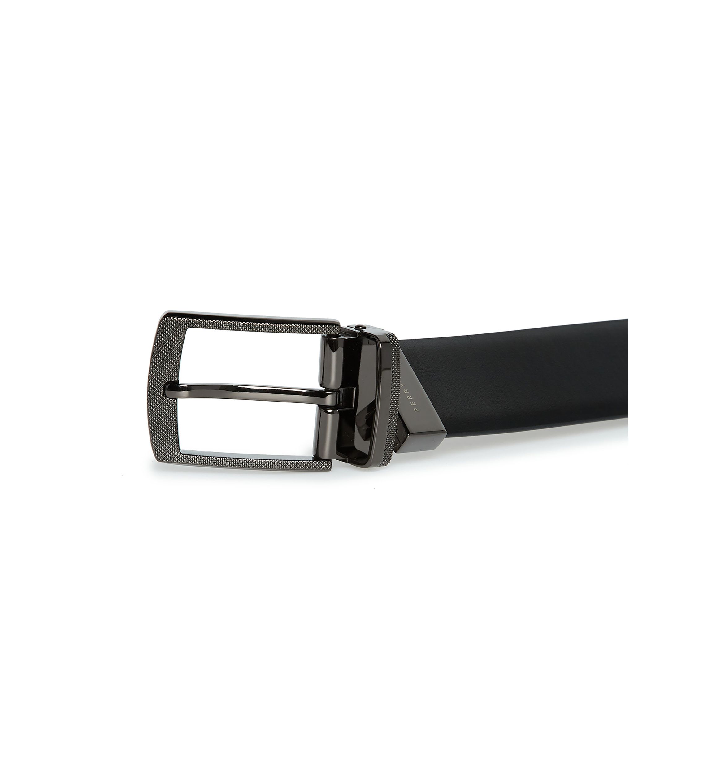 Mens Leather Reversible Feather Edge Cowhide Belt